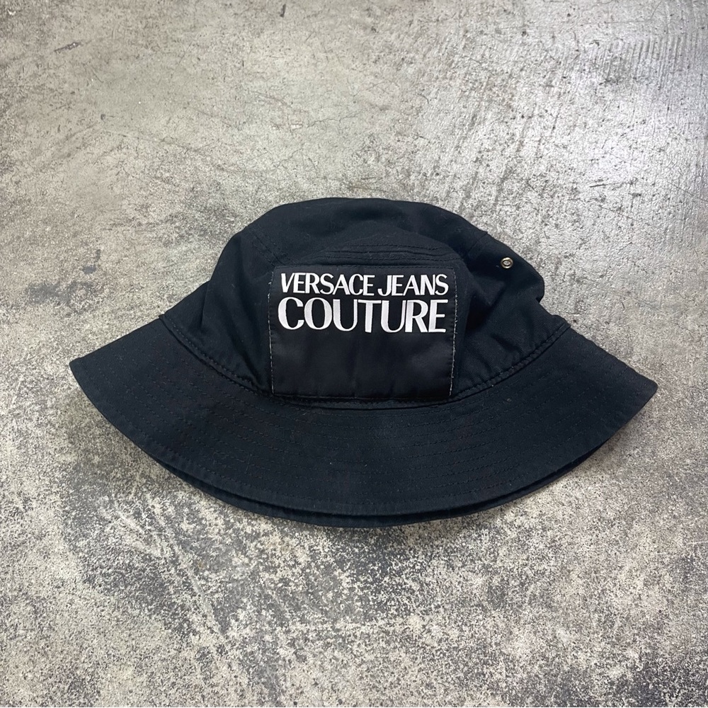 Versace Jeans Collection Black Bucket Hat